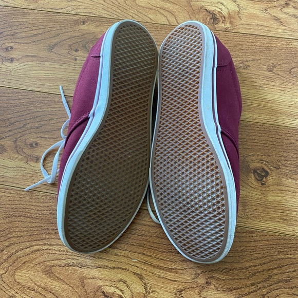 VANS shoes VANS OFF THE WALL Classic Canvas Burgundy women 8.5 - Picture 2 of 5